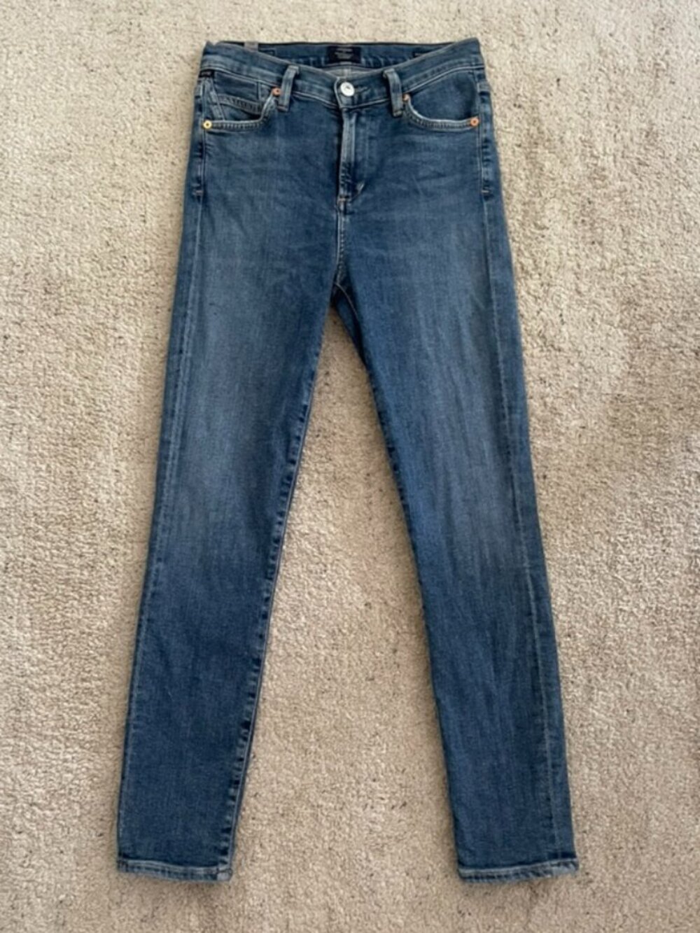 Citizens of Humanity Rocket Crop Skinny Jeans Story Wash 24 EUC 1487C-1152